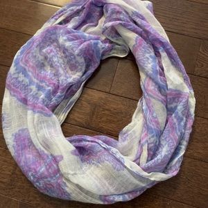 JCREW purple paisley fashion scarf
